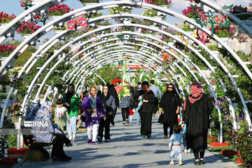 11th Urmia flowers festival in northwestern Iran