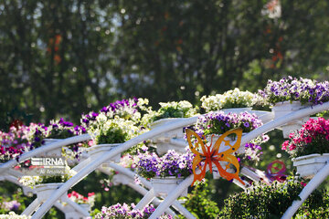 11th Urmia flowers festival in northwestern Iran