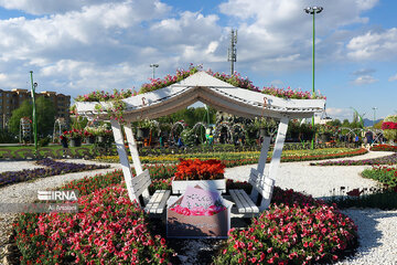 11th Urmia flowers festival in northwestern Iran