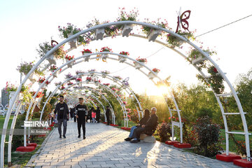 11th Urmia flowers festival in northwestern Iran