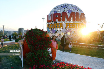 11th Urmia flowers festival in northwestern Iran