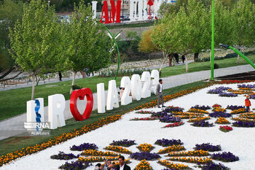 11th Urmia flowers festival in northwestern Iran