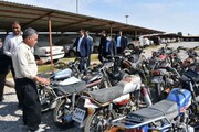 فروش بیش از سه هزار موتورسیکلت توقیفی در هرمزگان آغاز شد