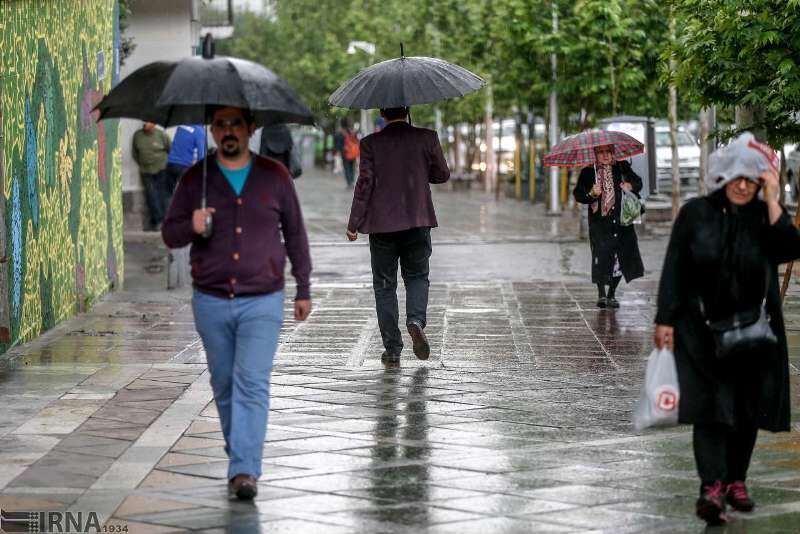 رگبار و رعد و برق و وزش باد شدید در مناطق شمالی کشور