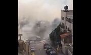 زخمی شدن نظامی صهیونیست در انفجار بمب در نابلس + فیلم