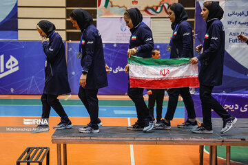 Iranian men, women stand 1st, 2nd at Asia Pacific futsal championships