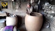 تنور گلی، حرفه‌ای سنتی در بازار تاریخی بروجرد + فیلم