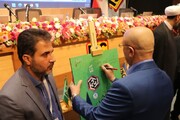 پوستر جشنواره ملی هنرهای تجسمی با حضور وزیر علوم در شیراز رونمایی شد 