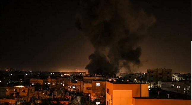 Le sud de la bande de Gaza sous les bombardements tous azimuts d'Israël