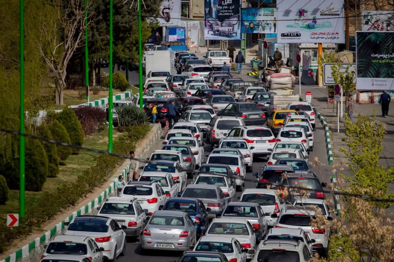 ترافیک سنگین در جاده کرج - چالوس / مسیر باز است