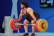 کُری سنگین وزنه‌بردار جوان ایرانی برای قهرمان ازبک‌ها