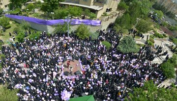 همایش ۳ هزار نفری سرود خوانی دختران ایران در شمیرانات برگزار شد