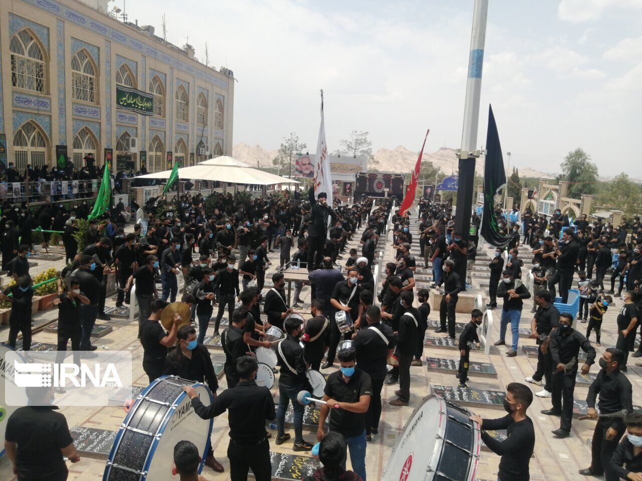 کرمان در سالروز شهادت امام جعفر صادق (ع) به سوگ نشست