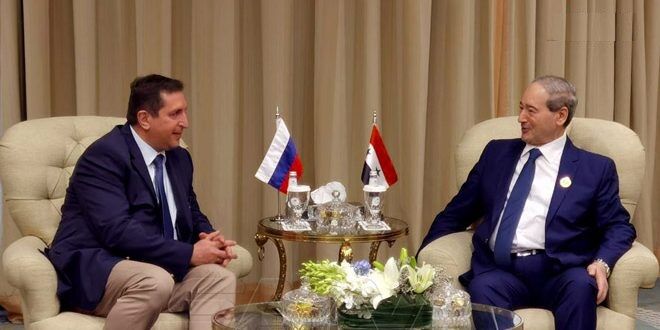 گفت وگوی وزیر خارجه سوریه با نماینده ویژه روسیه در امور خاورمیانه