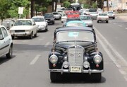 گرامیداشت روز موزه با رژه خودروهای کلاسیک در بیرجند