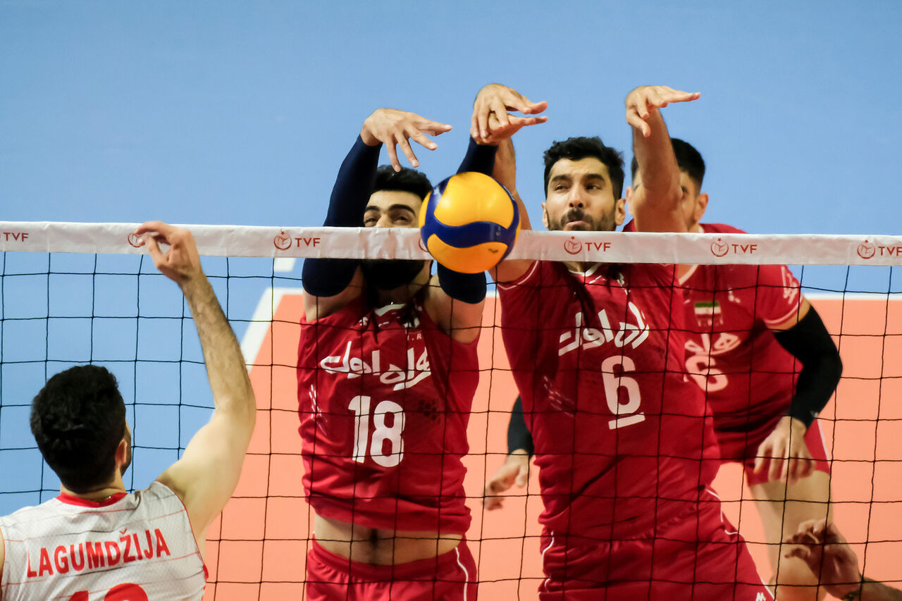 پیروزی تیم ملی والیبال ایران مقابل ترکیه