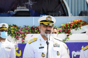 قائد سلاح البحر: المجموعة البحرية 86 التابعة للجيش تعزز مکانة ايران بالعالم