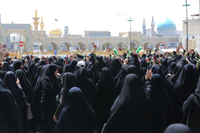 جشنی به گستردگی خوان کرامت رضوی در سرزمین خراسان + فیلم