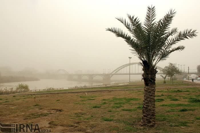 هوای یک شهر خوزستان در وضعیت قرمز تنفسی قرار گرفت