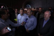 وزیر کشور: تکمیل تونل های مسیر ایلام - مهران در مراحل پایانی است