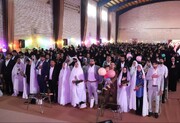 جشن ازدواج دانشجویی در دانشگاه آیت الله بروجردی(ره)+فیلم