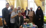 جمعی از سینماگران کشور با جانبازان در آسایشگاه امام خمینی مشهد دیدار کردند