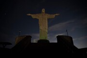 غم‌انگیز مثل برزیل؛ چراغ‌های تندیس مسیح در حمایت از وینیسیوس خاموش شد