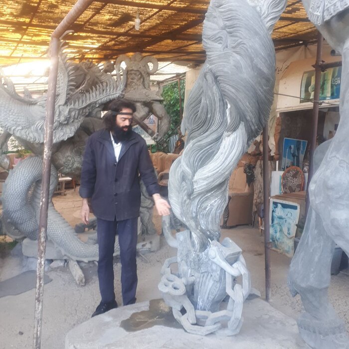 دست رد مجسمه ساز ایرانی به پیشنهاد انگلیسی‌ها/ هویت، قیمت ندارد