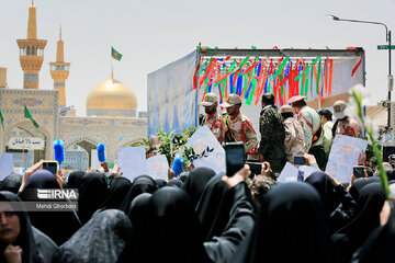 Funeral procession of Saravan terror attack martyrs in Mashad