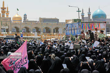 Funeral procession of Saravan terror attack martyrs in Mashad