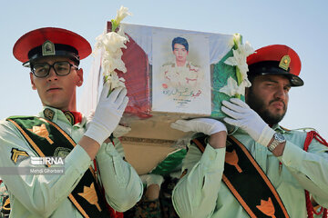 Funeral procession of Saravan terror attack martyrs in Mashad