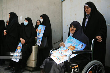 Funeral procession of Saravan terror attack martyrs in Mashad