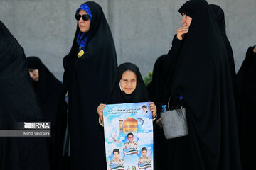 Funeral procession of Saravan terror attack martyrs in Mashad