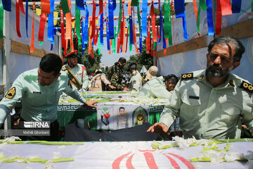 Funeral procession of Saravan terror attack martyrs in Mashad