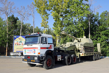 55th Airborne Brigade of Shiraz receives new equipment