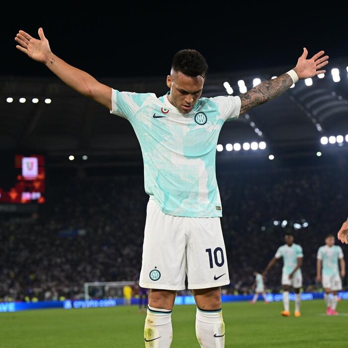 اینتر قهرمان جام حذفی ایتالیا شد/ طلسم ۲۲ ساله بنفشها نشکست