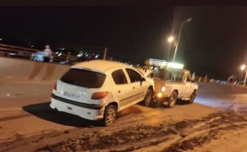تصادف زنجیره‌ای در زنجان ۱۳ مصدوم برجا گذاشت