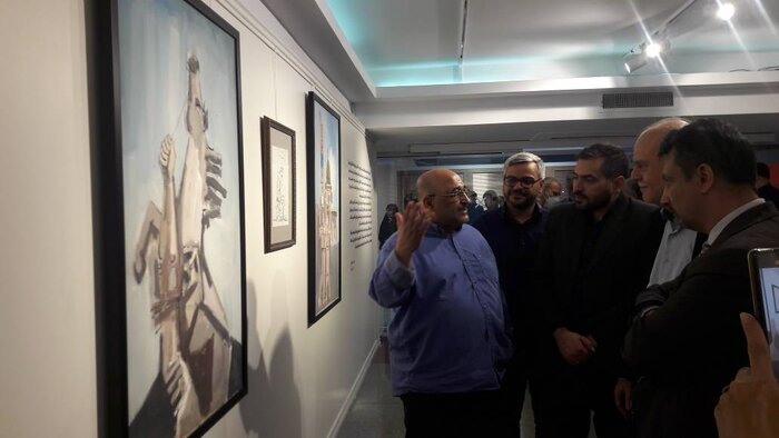 «حکایت رهایی» هنرمند اسیر عراقی به نمایش گذاشته شد