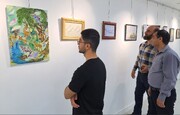 نمایشگاه تجسمی آهوانه در بوشهر گشایش یافت