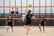 Jeux de plage à Kish dans le sud de l’Iran