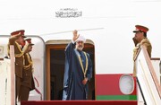 Der Sultan von Oman ist in Teheran angekommen