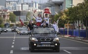 Erdogans Anhänger feiern den Sieg bei der türkischen Präsidentschaftswahl