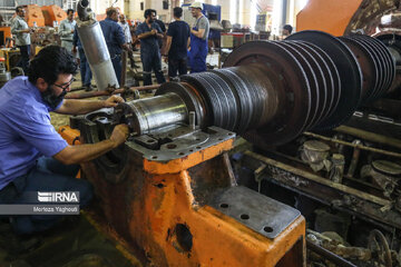 Ramin Power Plant in southwest Iran