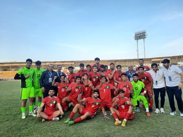 جوانان فوتبال ایران نایب قهرمان تورنمنت کافا شدند