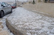 بارش های رگباری و تگرگ زنجان را فرا می‌گیرد 