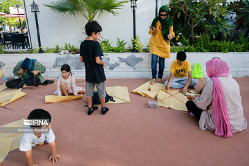 Kite flying fest in Kish, south of Iran