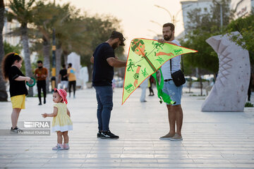 Kite flying fest in Kish, south of Iran