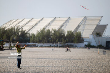 Kite flying fest in Kish, south of Iran