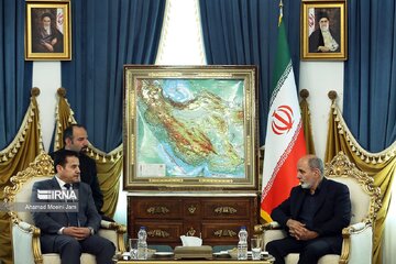 Rencontre entre le conseiller irakien à la sécurité nationale et le secrétaire du Conseil suprême de sécurité nationale d'Iran