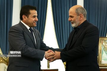 Rencontre entre le conseiller irakien à la sécurité nationale et le secrétaire du Conseil suprême de sécurité nationale d'Iran